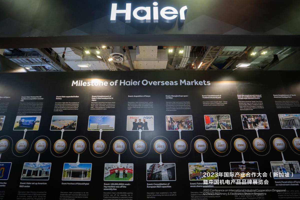 开云 开云体育官网从高端到场景！海尔新加坡机电展上展示品牌领先性(图4)