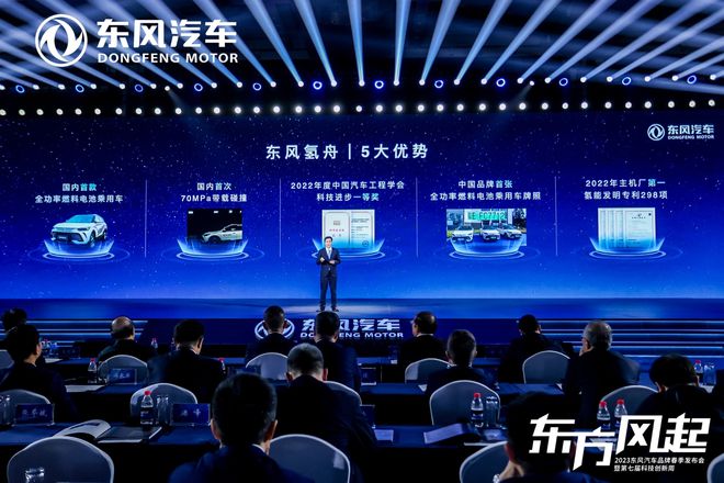 东风公司发布新能源开云 开云体育平台跃迁成果和三大科技品牌(图8)